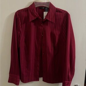 East 5th Men's Burgundy Button Down Shirt